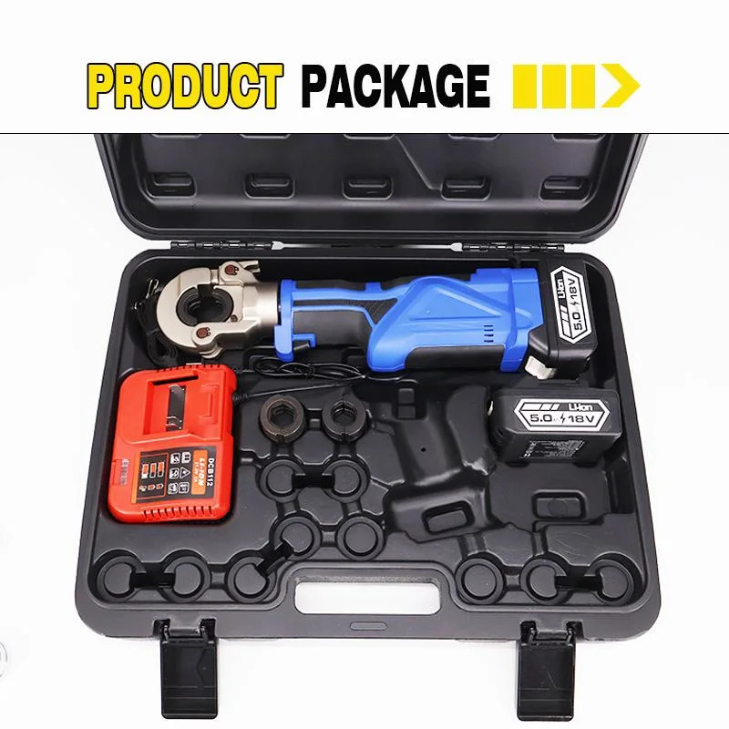 Pm-1632 Electric Battery Hydraulic Pex Pipe Aluminum Plastic Pipe Tube Crimping Tool