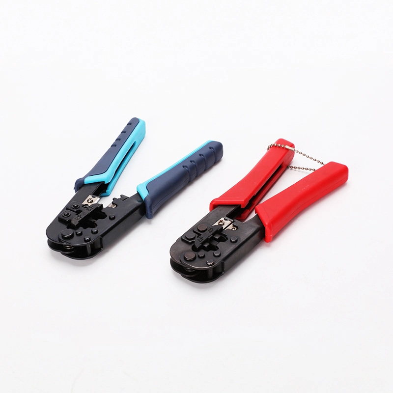 Telephone/Network Cable Crimping Tool for RJ45/8p8c, Rj12/6p6c, Rj11/6p4c Crimper Modular Plugs Hand Pliers