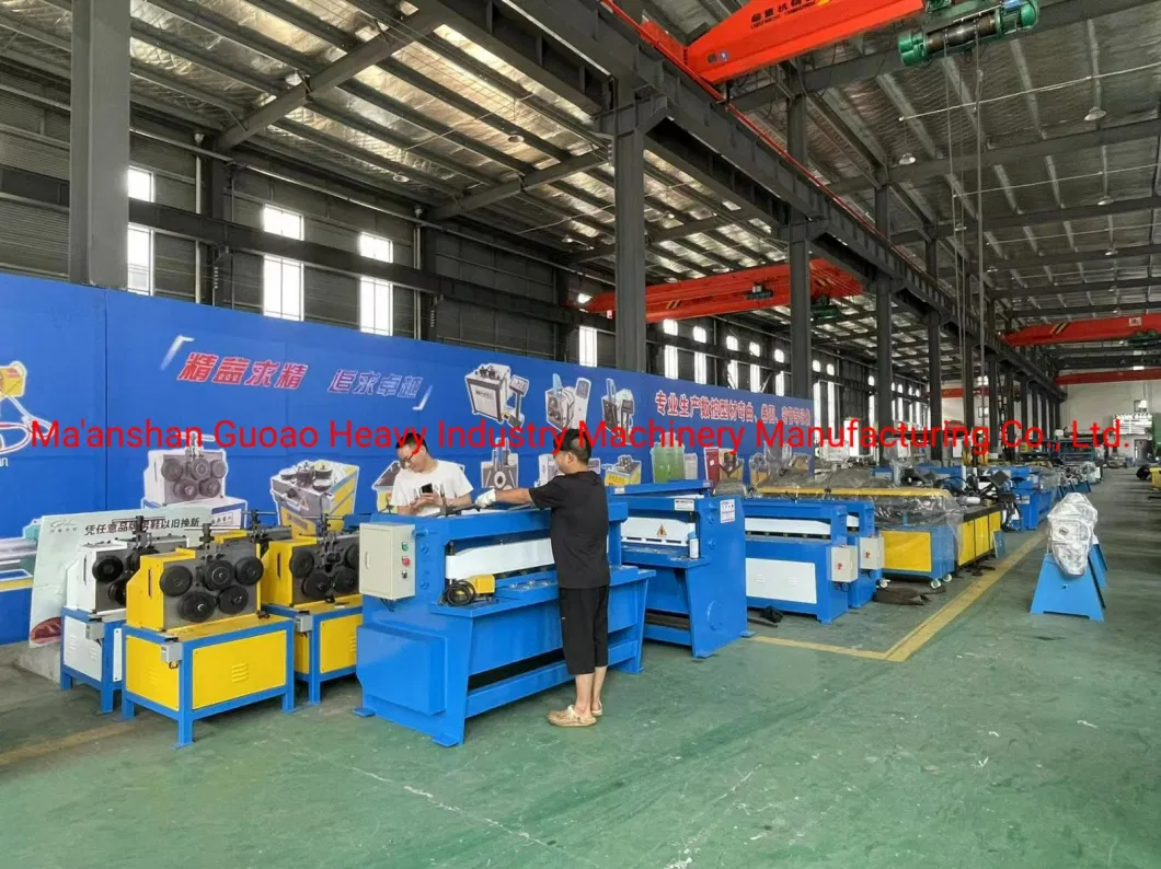 Electric Angle Crimping Machine for Flat Iron, Round Pipe, Channel Steel, Square Tube Duct and Ventilation Forming