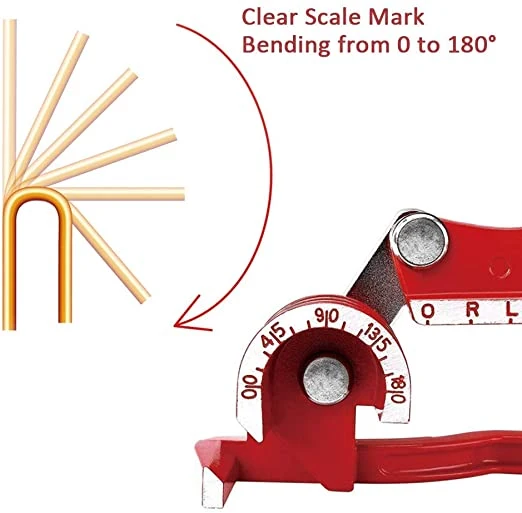 Manual/Hand Tube Bender Pipe Bender Tool Hydraulic 180 Degree