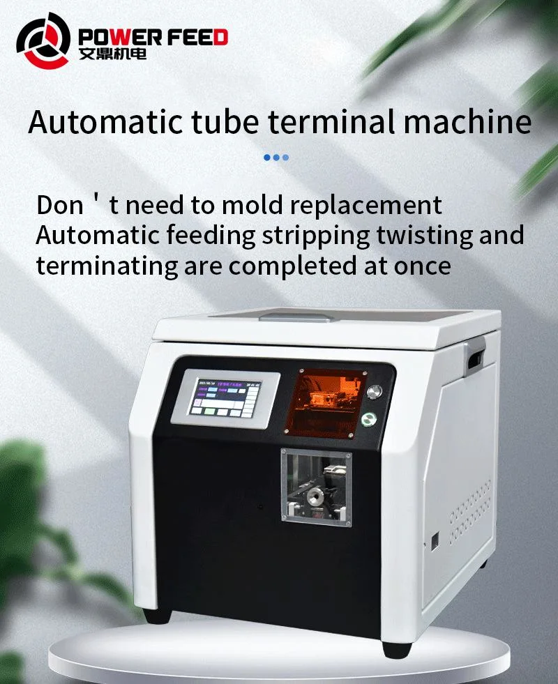 Automatic Insulated Tube Stripping Terminal Crimping Machine