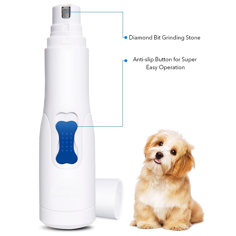 Electric Pet Paws Nail Grinder Professional Auto Dog Cat Grooming Claw Nail Clippers Trimmer Battery-Powered Manicure Care Tools