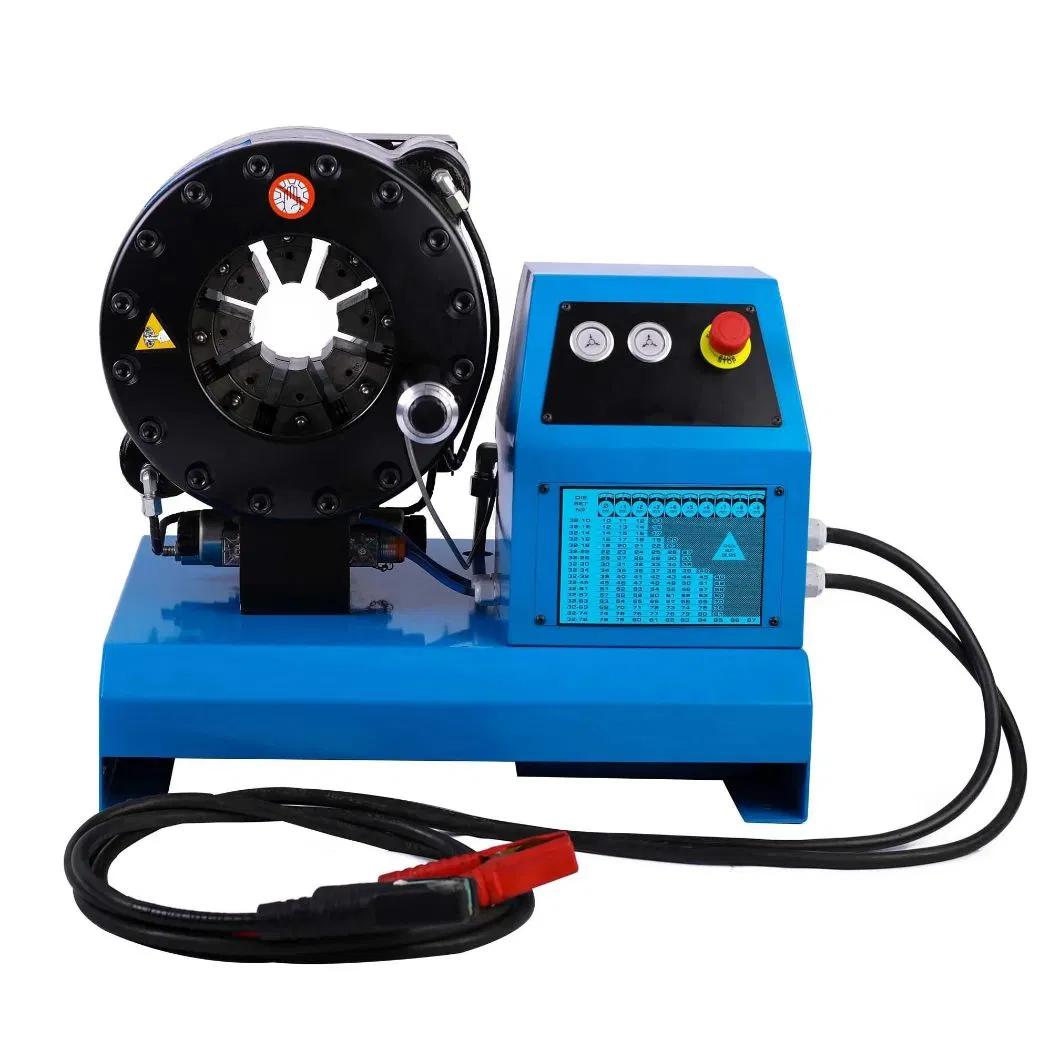 Work Outdoor Latest Design Light Weight 12V 24V Volt DC Portable 2 Inch Brake Tube Rubber Pipe Pressing Tool Hydraulic Hose Crimping Machine by Car