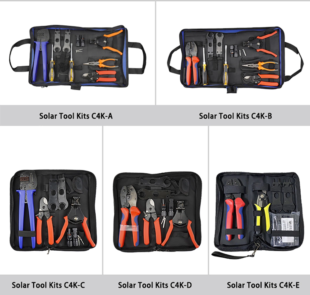 Tin Plated Copper C4K-C Quality Solar Crimping Tool for Solar Cable 2.5/4/6mm2 Ready Ship