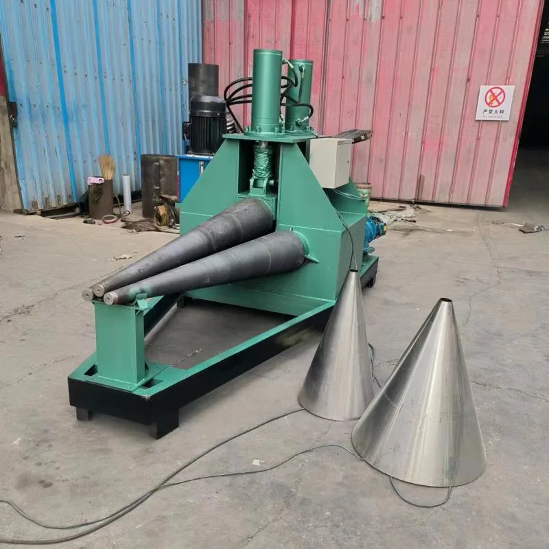 Pre-Bending Metal Hot Roll Machine Hydraulic Drive Tapered Plate Coiling Tool