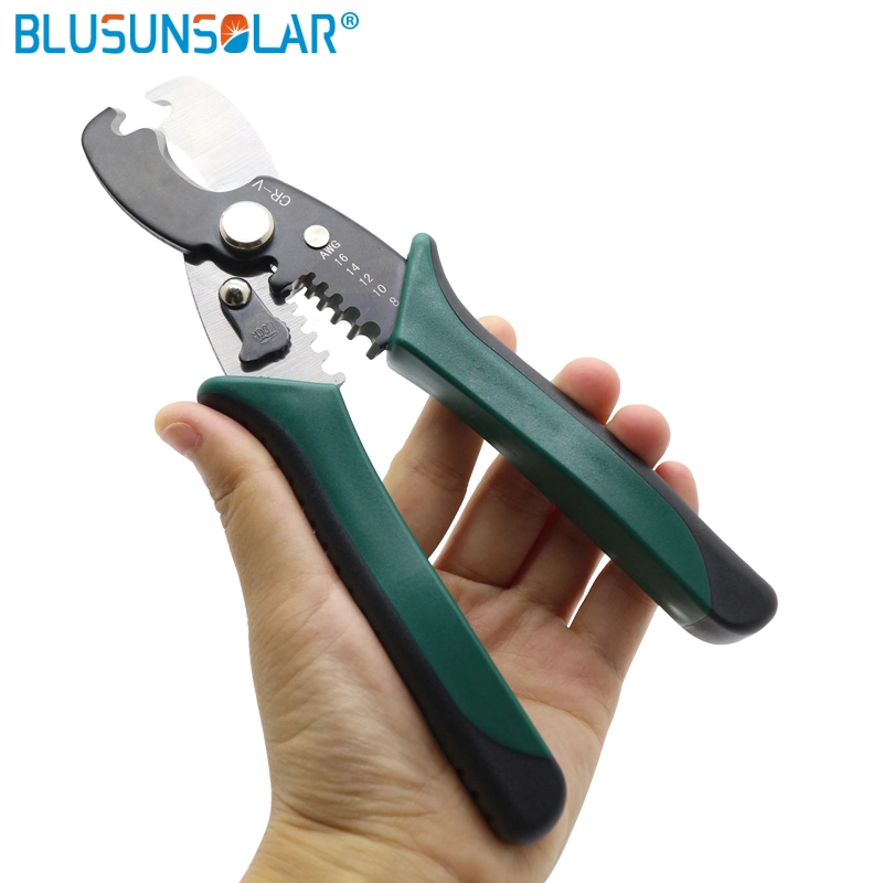 Solar Photovoltaic PV Wire Hand Cutter Tools for 8/10/16 AWG Solar Cable Cutting Pliers