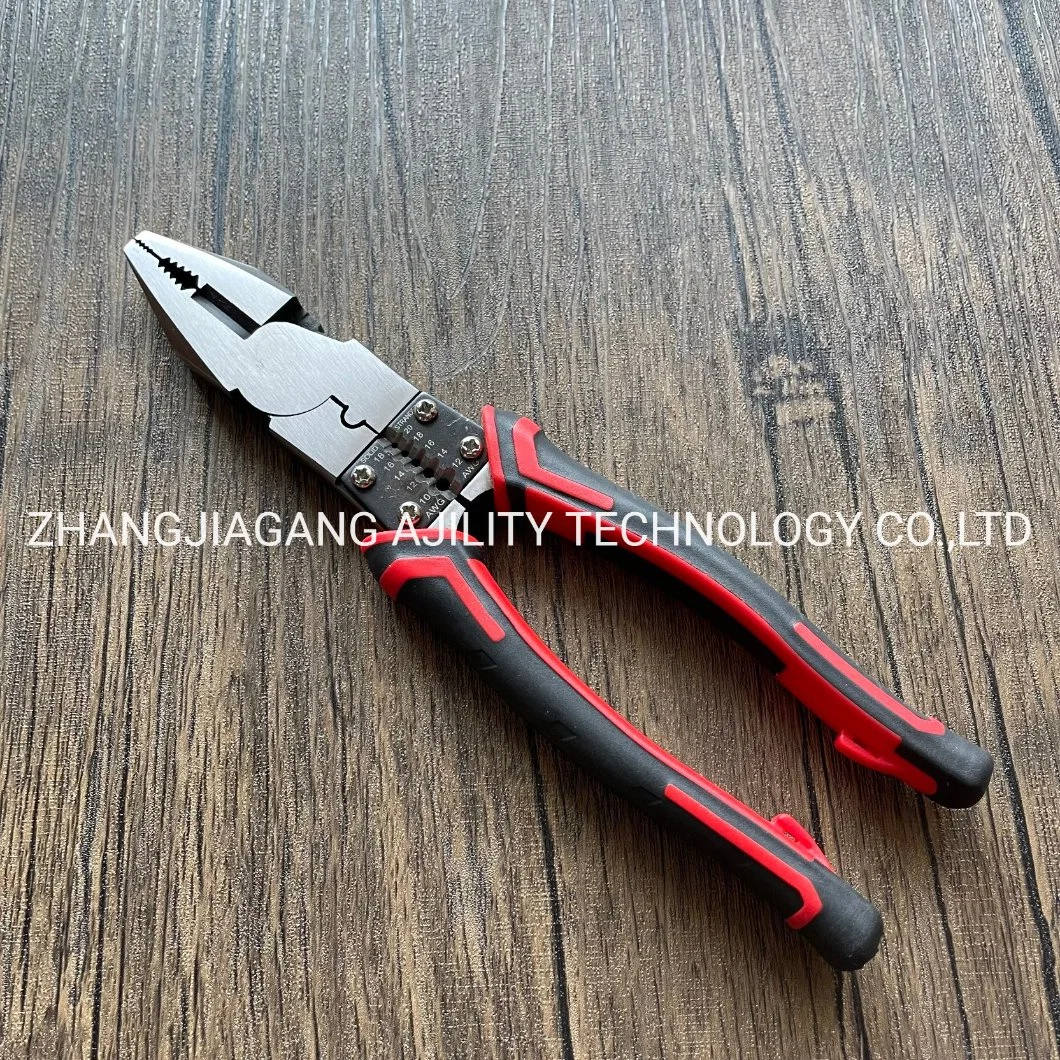 Y01342-1 Industrial Multi Wire Stripper Stripping Crimping Cutting Tool Linesman