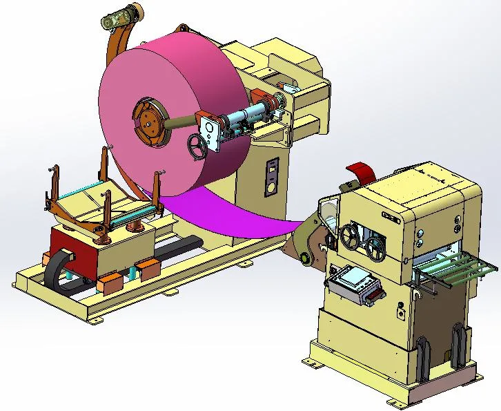 Metallic Spare Parts Punching Press Tool with Servo Decoiler Straightener Feeder