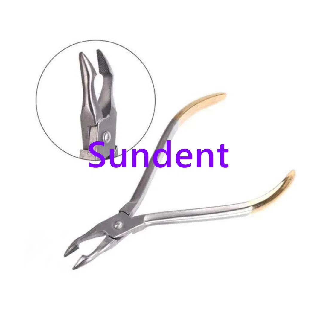 Factory Dental Instrument Dental Wingurd Pliers Surgical Orthodontic Pliers Wire Bending Ortho Tooth Brace Pliers