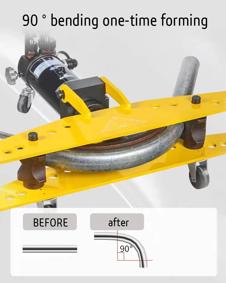 Dwg-2 Electric Hydraulic Pipe Bending Machine Metal Pipe and Tube Bender Manual Tool