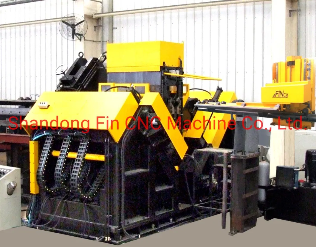 FINCM High-Speed Angle Steel Marking CNC Shearing Drilling Machine