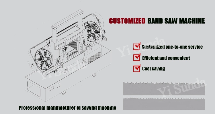 Thread Steel Cutting Band Saw Machine