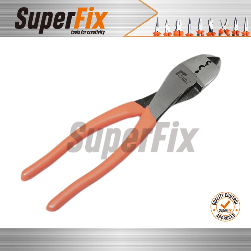 Alicate Professional Cutters with Dipped Handle, Polish Finish, Carbon Steel, Cutting, Orange Small Head Bolt Cutters