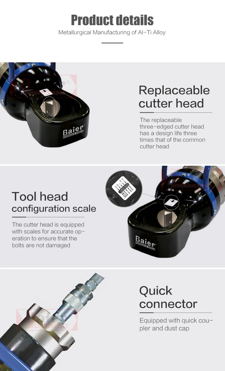 Rusty Bolt Removal Splitter Tools Cutting Cracker Cutter hydraulic Nut Splitting Tool