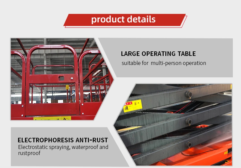 Hot Sale China Manufacturer Scissor Lift Platform Lifting Machinery for Man Lift