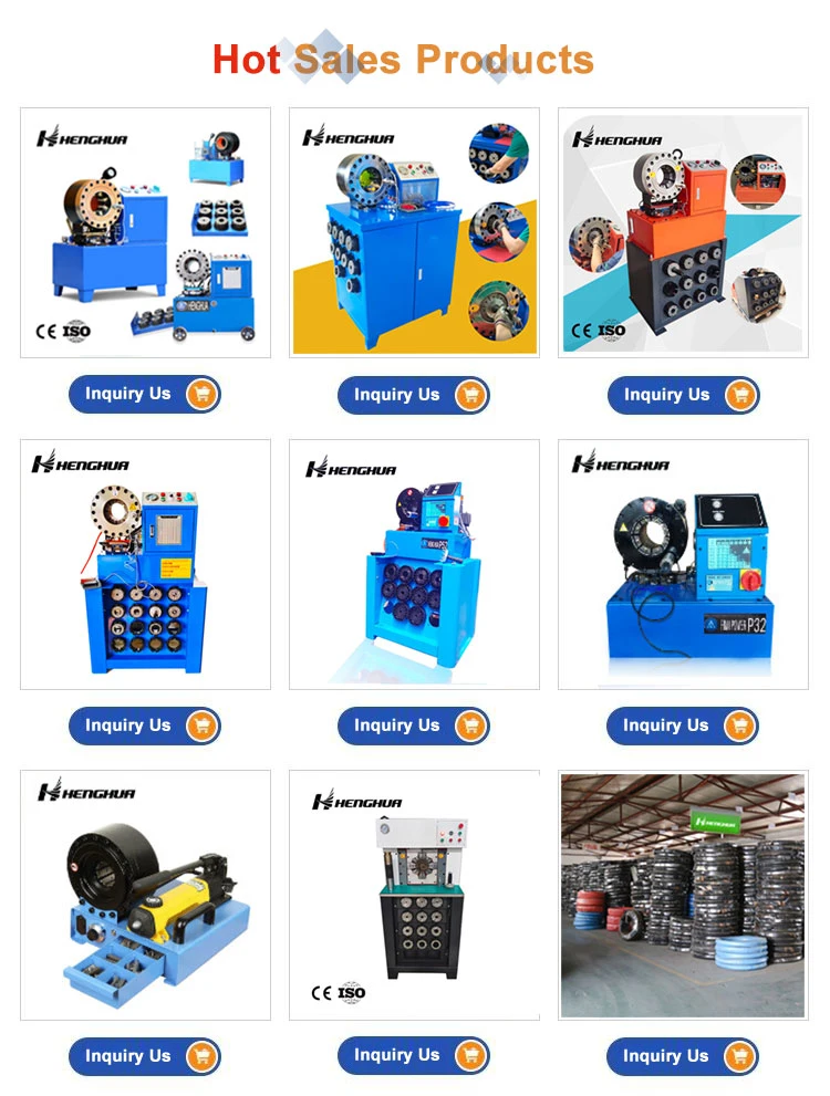 Top Factory High Quality Hydraulic Hose Crimping Machine Automotive Electric Pipe Press Machine Hose Crimper