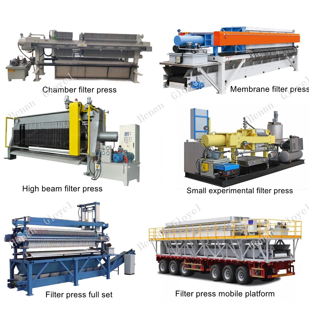 Hydraulic Sludge Dewatering Plate and Frame Coconut Oil Filter Press Machine Equipment