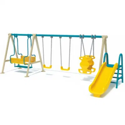 Customized Outdoor Children′s Playground Equipment Slide Swing Set