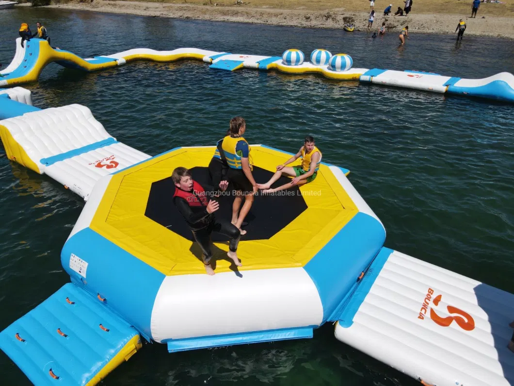 Customized Floating Water Park Equipment - Floating Water Trampoline for Sale - Water Bouncers