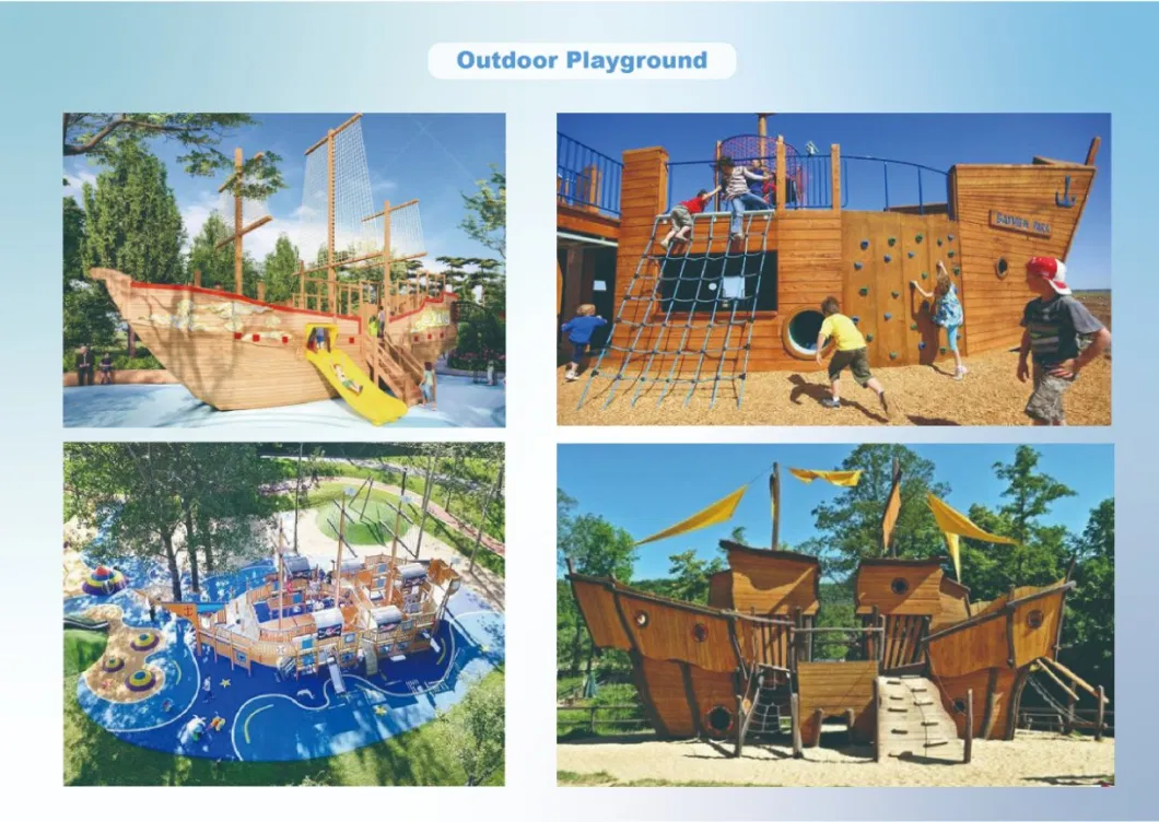 Wholesale Large Plastic Water Slide for Sale Outdoor Theme Park Kindergarten Equipment Kids Slide Climbing Playground for Children