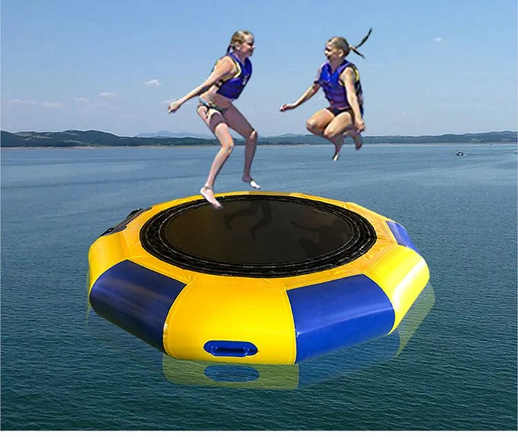 Summer Floating Inflatable Kids Water Trampoline Game Inflatable Jumping Water Trampoline