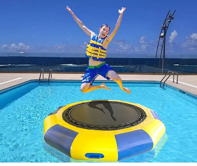 Summer Floating Inflatable Kids Water Trampoline Game Inflatable Jumping Water Trampoline