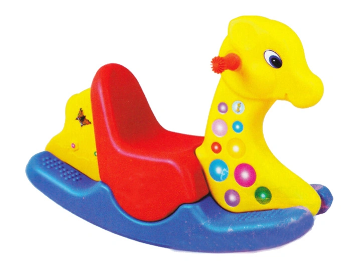 3 Colors Children Plastic Rocking Horse