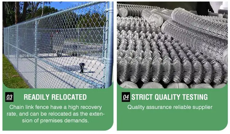 Hot-Selling Chain Link Fence, PVC Coated/ Galvanized Chain-Link Fence, Anti-Rust Chain Link Fence