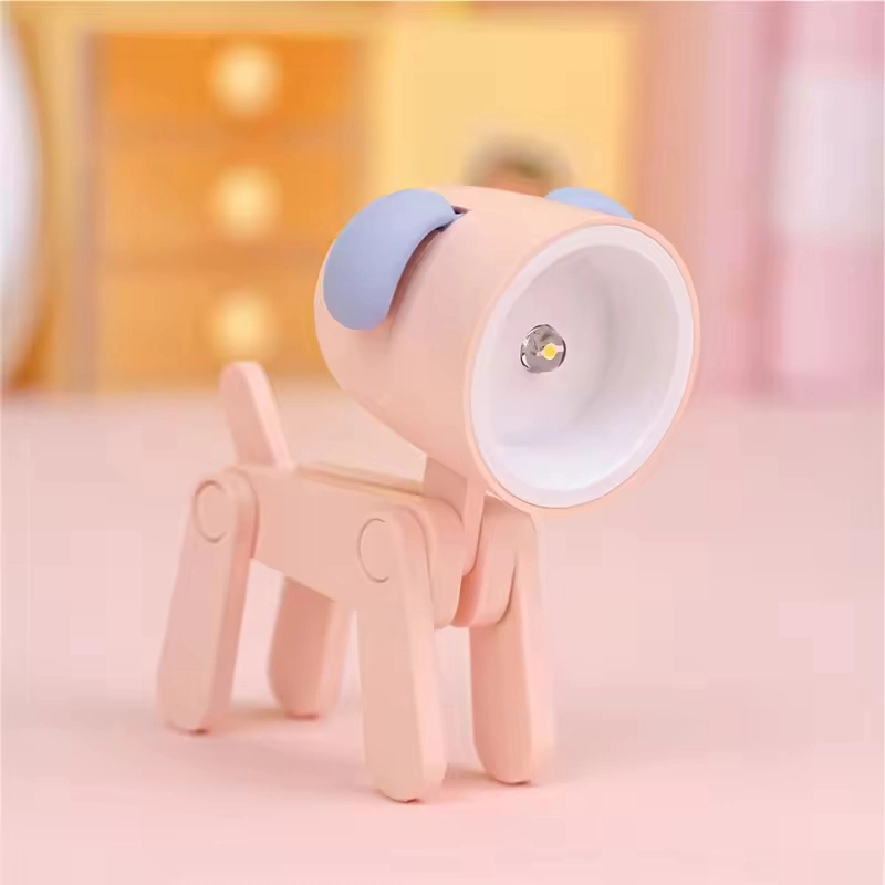 Mini Rocking Horse Night Light Desk Lamp Creative Cute Pet Ornament Book Light