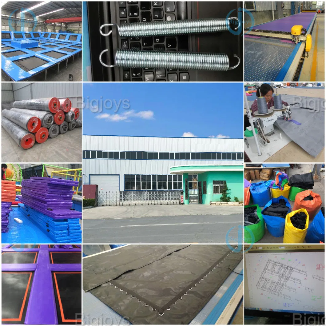Indoor Trampoline Park with Basketball, Foam Pit, Factory Price Amusement Equipment