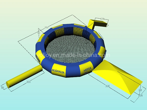20FT Inflatable Water Park Trampoline Combo with Slide for Adult