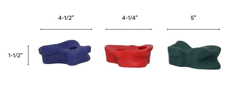 Playground Accessories Multi-Colored Wear Resistant Children Rock Climbing Holds