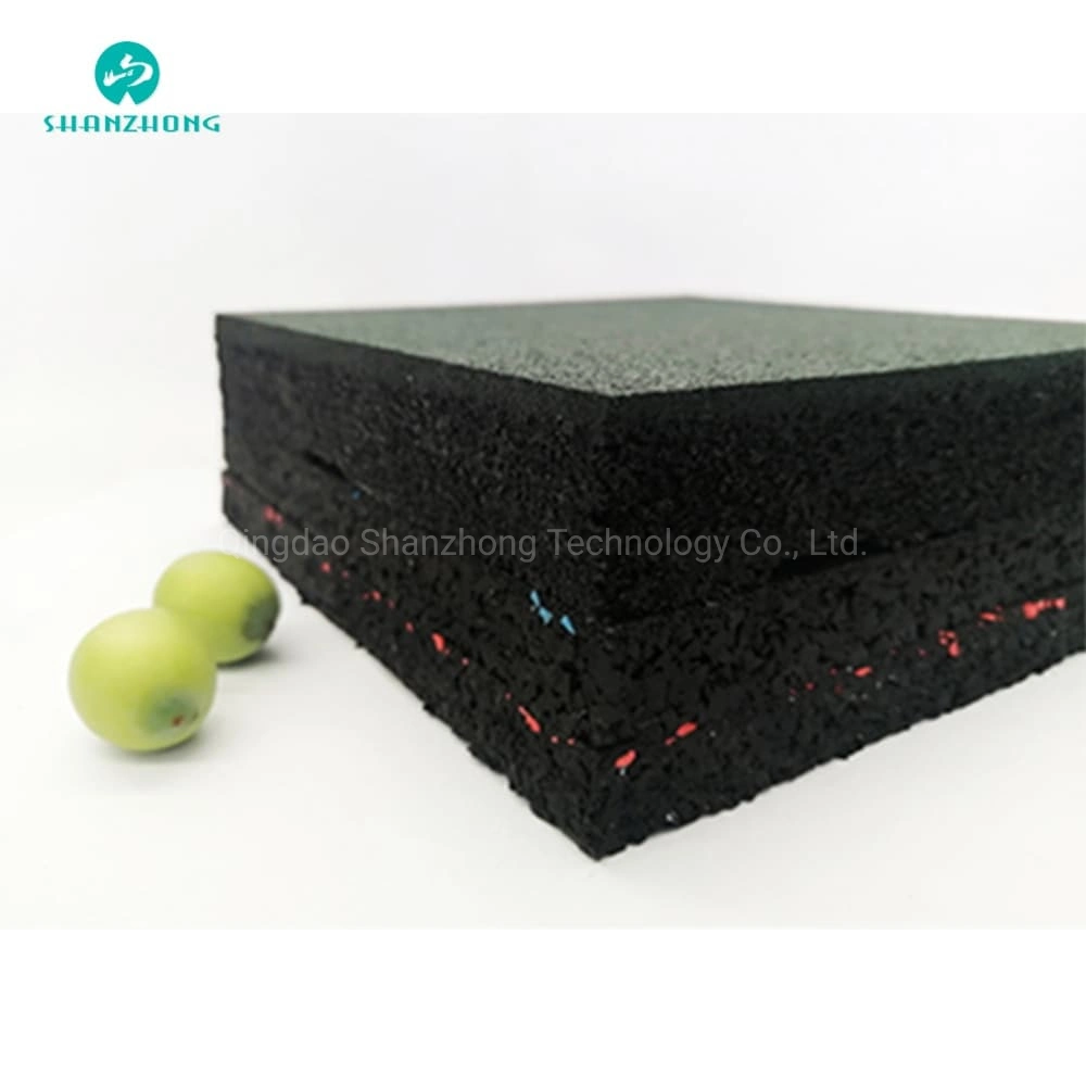 China Factory Wholesale Rubber Tiles Shock Resistant Rubber Gym Flooring Mat for Outdoor Playground Kids Play Area