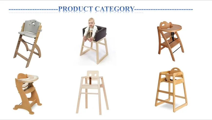 3 in 1 Carton Rocking Horse Design Rocker Chair Solid Wooden Toddler Baby High Chair