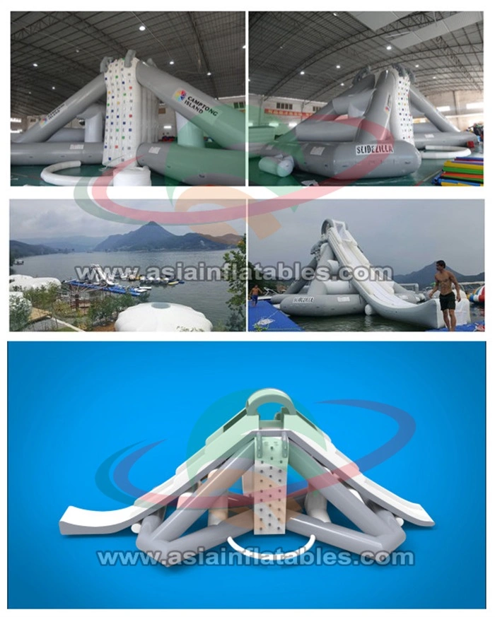 Inflatable Aqua Island Floating Aqua Park