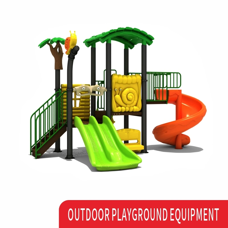 Cheap Community Outdoor Playground Equipment Children Climbing Plastic Slide