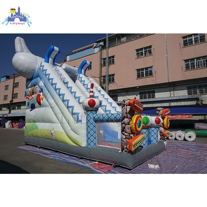 Indoor Large Inflatable Children&prime; S Trampoline for Commercial Use