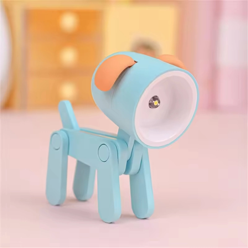 Mini Rocking Horse Night Light Desk Lamp Creative Cute Pet Ornament Book Light