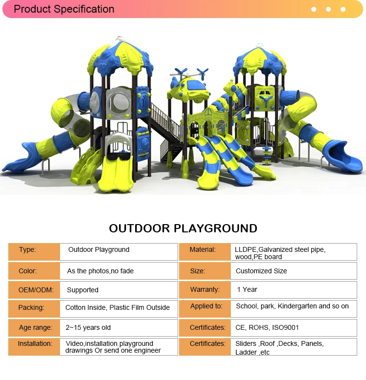 Fashion and Fun Children Outdoor Playground