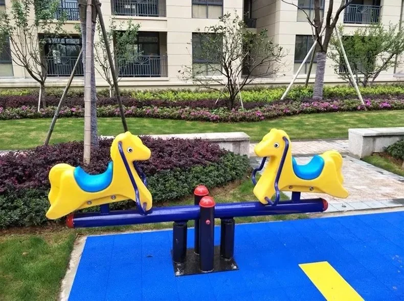 Hot Sale Small Outdoor Playground Kids Seesaw Plastic Seesaw for Children