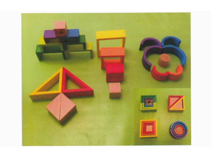 Wooden Building Blocks Set Classical Educational Toys for Preschool Children