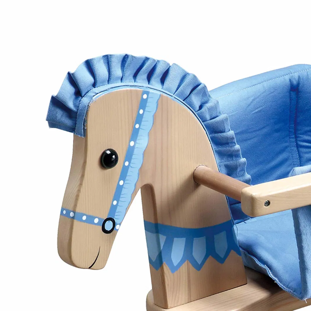 Rattan-Weaved Rocking Horse Eco-Friendly