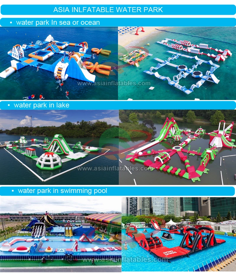 Big Inflatable Water Floating Park, Gaint Inflatable Water Equipment Park for Lake