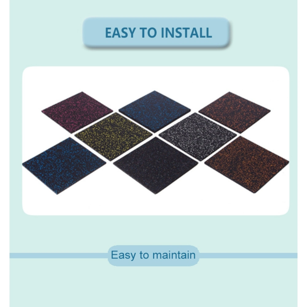 Anti-Slip Good Protection Rubber Sheet Rubber Granules Rubber Floor Tiles Rubber Crumb Rubber Flooring Mats