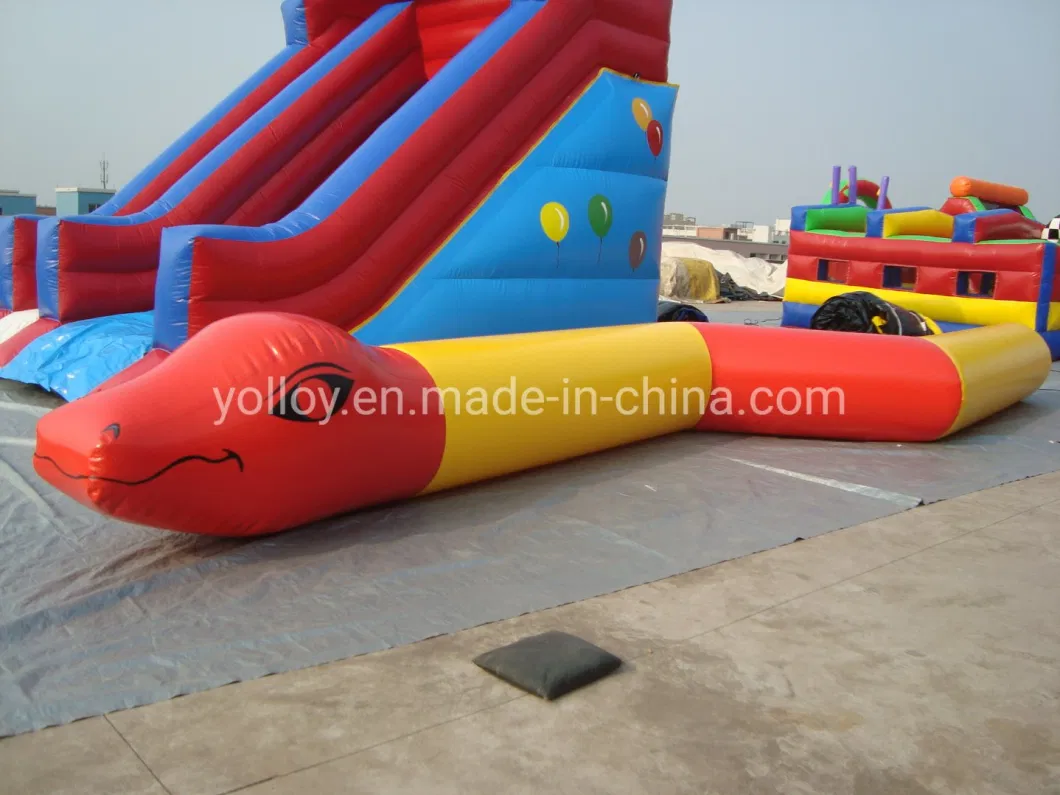 Inflatable Totter Slide with Climbing Water Park Toy