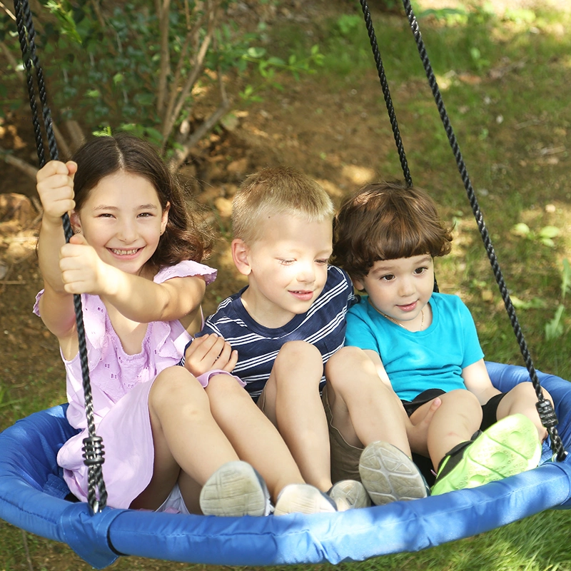 Kid Playground Outdoor Indoor Garden Patio Tree Platform Round Flying Saucer Swing