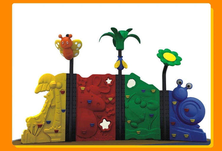 Quality Home Outdoor Mini Plastic Rock Climbing Wall Panels Jungle Gym for Kids