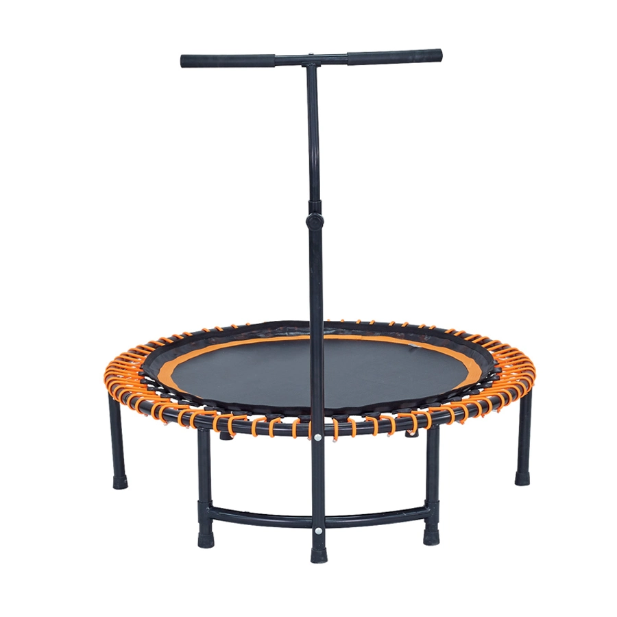 Funjump 51 Inch Portable Folding Fitness Hexagonal Trampoline with Handle Bar