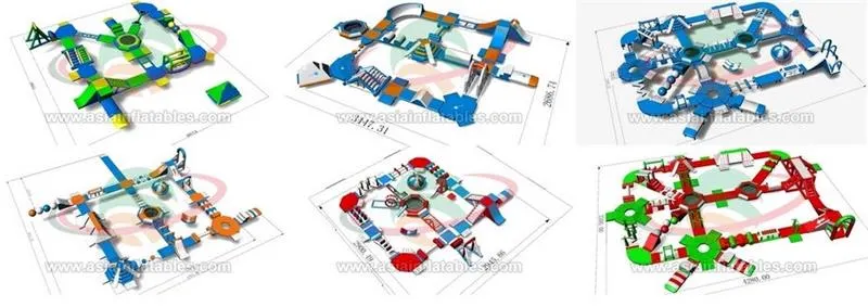 Big Inflatable Water Floating Park, Gaint Inflatable Water Equipment Park for Lake