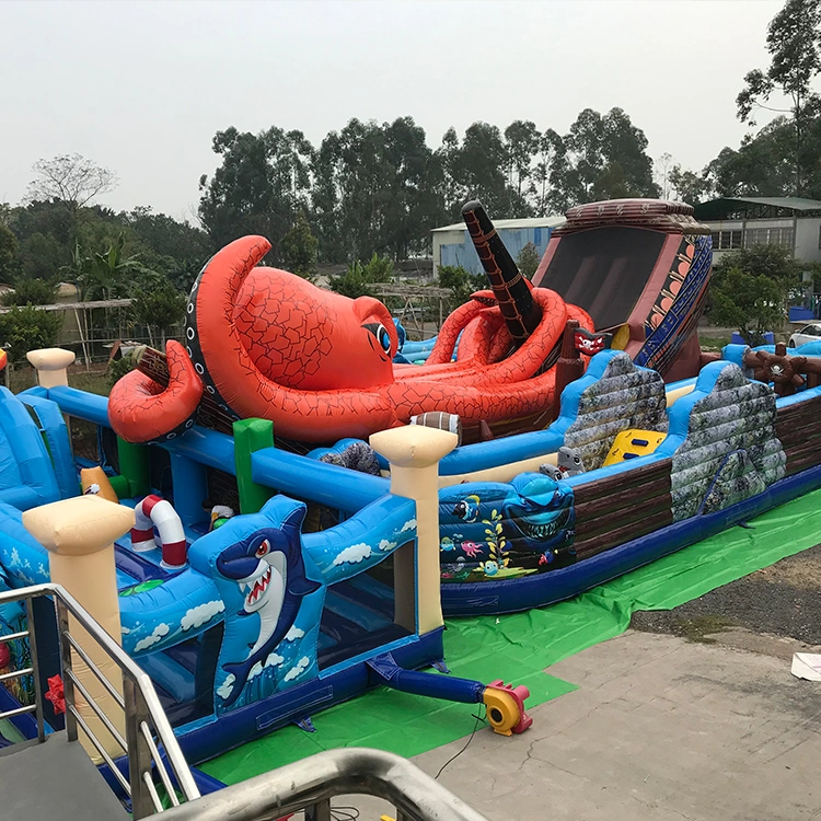 Cheap Price Land Kids Zone Inflatable Air Bouncy Castle Combo Slide Wet Dry Slides in Sale Inflatable Mutli Play Playground Kids